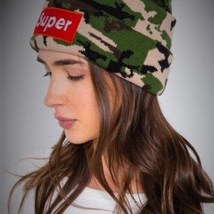 Camo Beanie Super Soft OS New Camouflage NWT